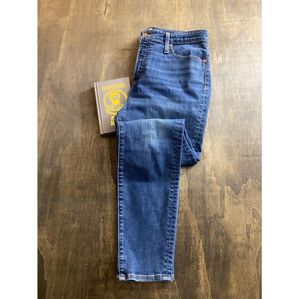 J.Crew Curvy Toothpick Medium Wash Slim Jeans